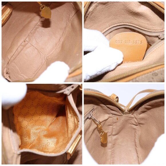 GUCCI Micro GG Supreme Shoulder Bag PVC Beige Gold 007 115 5575 Auth ki5921 - Picture 15 of 16